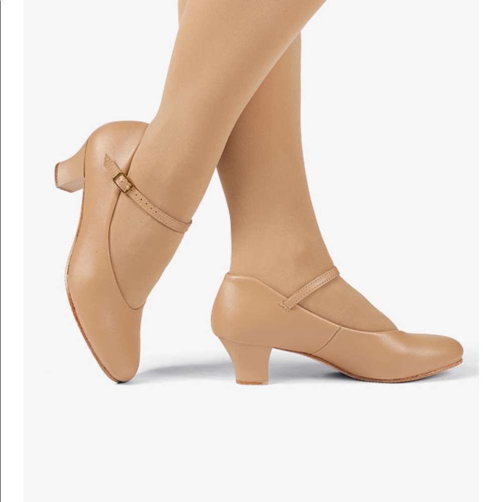 THEATRICALS TAN CHARACTER SHOES T3200 🤍